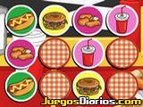 Igrica za decu Fast Food Memo