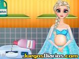 Igrica za decu Elsa Embarazada lava la Ropa