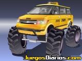 Igrica za decu Monster Taxi Jigsaw Puzzle