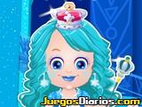 Igrica za decu Baby Hazel se viste de Frozen
