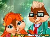 Igrica za decu Chipmunks Dating Dressup