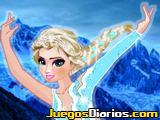 Igrica za decu Elsa Patinadora Sobre Hielo