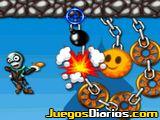 Igrica za decu Zombie Launcher Winter Season
