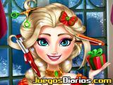 Igrica za decu Elsa Christmas Real Haircuts